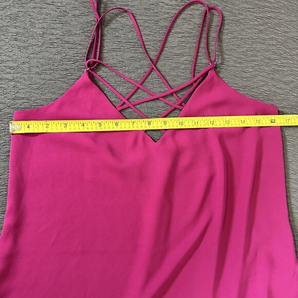 Express Magenta Colored Cami In Women's Size Small, Strappy, Flowy & Comfortable - Picture 6 of 6